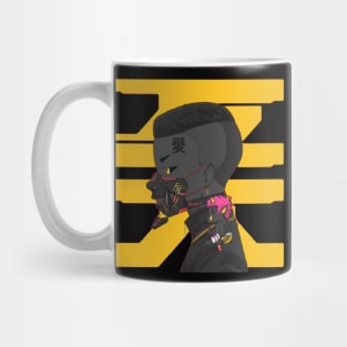 Israel Adesanya wearing a mask Mug